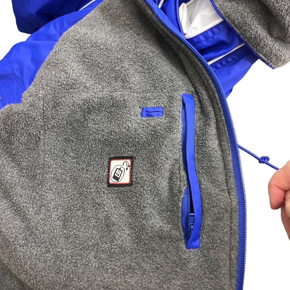 TYR Women's Snow Jacket in Royal Blue and White - Picture 8 of 10